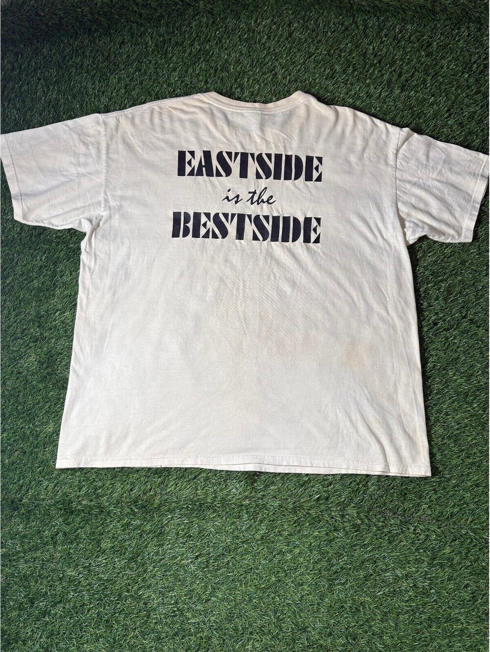 Vintage East vs West Anvil Cotton T-Shirt 2000s Men Size 2XL